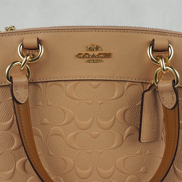 Coach Handbag Mini Brooke Carryall Nude Pink - Picture 2 of 8